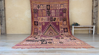 Vintage Boujaad rug, 365 x 185 cm || 11.98 x 6.07 feet - KENZA & CO