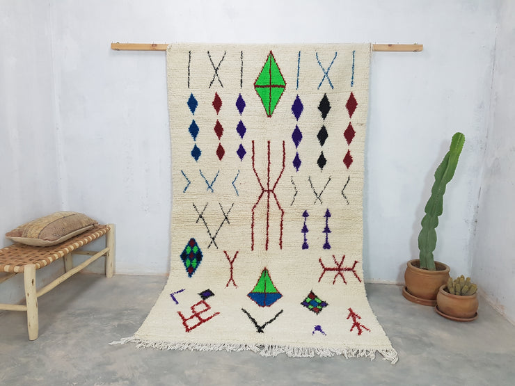 Handmade Azilal Rug, 245 x 145 cm || 8,04 x 4,76 feet,  AZ-141