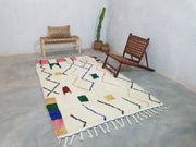 Handmade Azilal Rug, 240 x 155 cm || 7,87 x 5,09 feet,  AZ-148