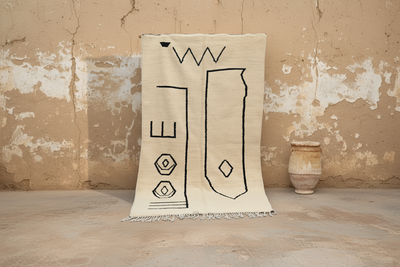 Beni Ouarain Rug, 250 x 150 cm, AZO-606