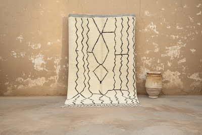 Beni Ouarain Rug, 235 x 150 cm, AZO-607