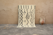 Beni Ouarain Rug, 235 x 145 cm, AZO-617
