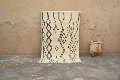 Beni Ouarain Rug, 235 x 145 cm, AZO-617