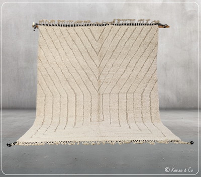 LARGE Beni Ouarain Rug, 285 x 225 cm || 9,35 x 7,38 feet, G-333