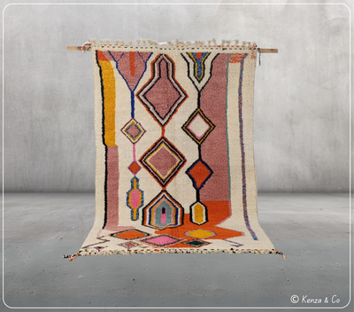 Handmade Azilal Rug, 255 x 165 cm || 8,37 x 5,41 feet, AZ-246