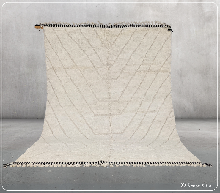 LARGE Beni Ouarain Rug, 295 x 210 cm || 9,68 x 6,89 feet, G-299 [Pre-order]