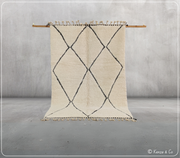 Beni Ouarain Rug, 250 x 165 cm || 8,2 x 5,41 feet, MS-325