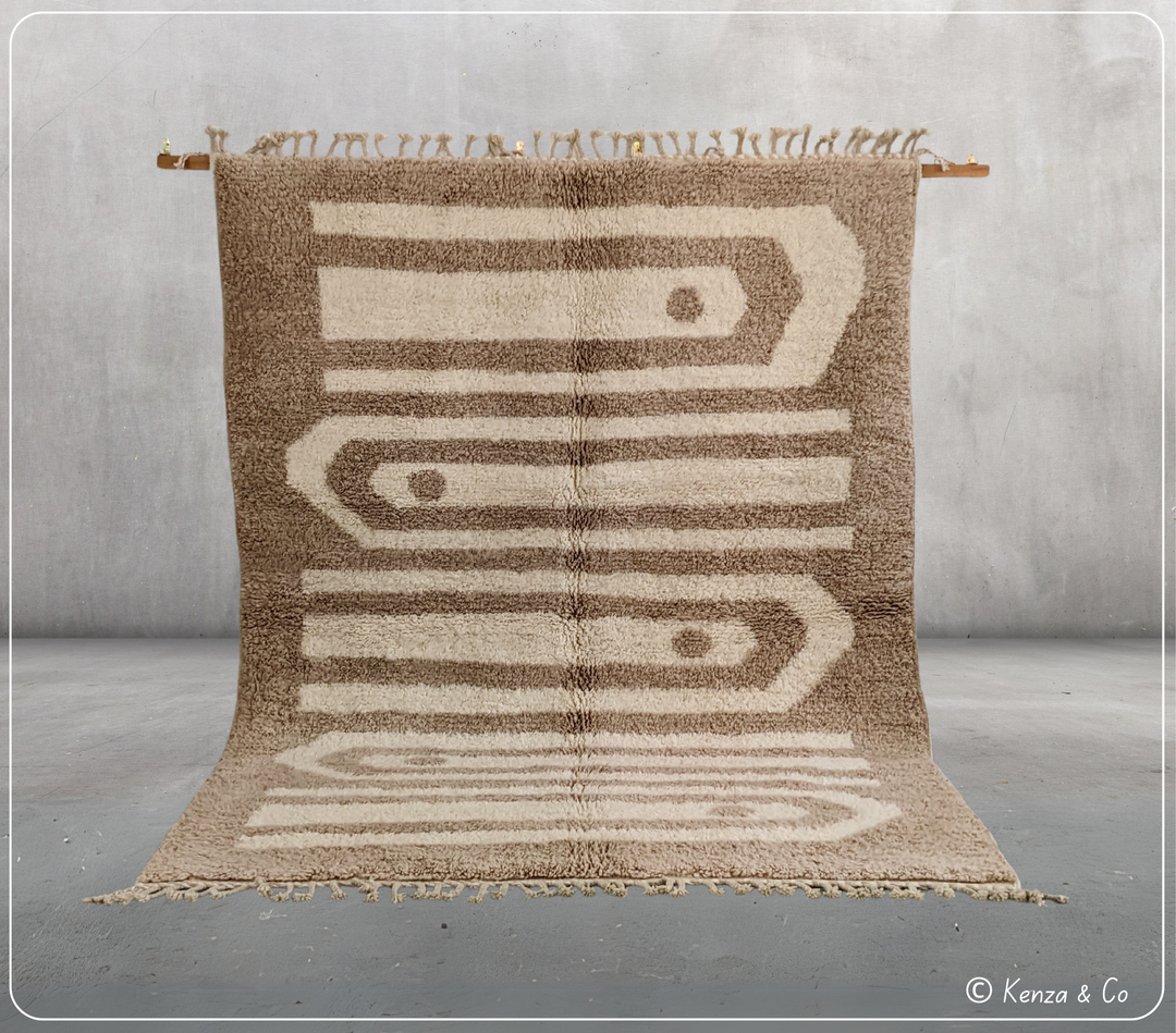 LARGE Beni Ouarain Rug, 280 x 205 cm, One-of-a-Kind Moroccan Rugs