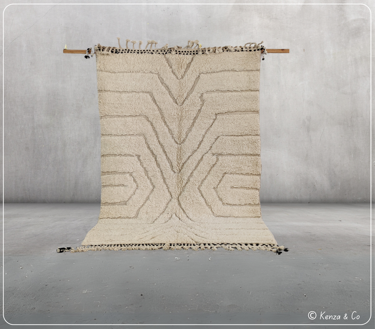 Beni Ouarain Rug, 255 x 170 cm || 8,37 x 5,58 feet, MS-329