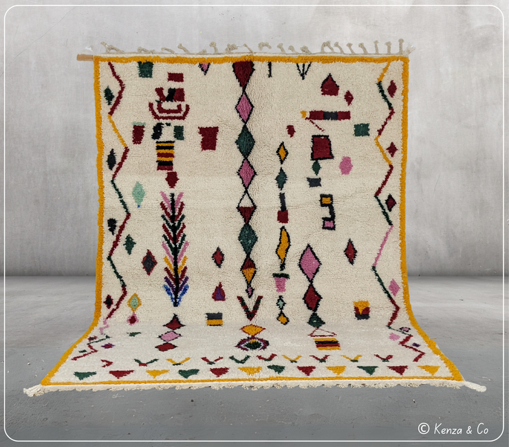 LARGE Azilal Rug, 295 x 210 cm || 9,68 x 6,89 feet, G-297