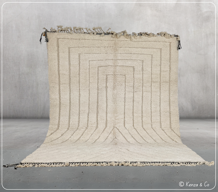 LARGE Beni Ouarain Rug, 290 x 220 cm || 9,51 x 7,22 feet, G-268 [Pre-order]