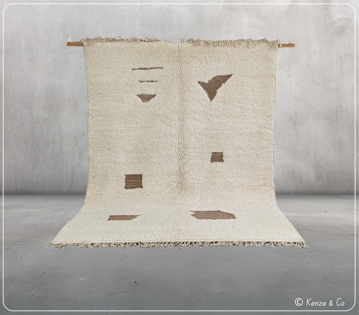 ALFOMBRA GRANDE Beni Ouarain, 285 x 210 cm || 9,35 x 6,89 pies, G-390