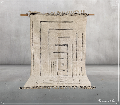 Beni Ouarain Rug, 260 x 160 cm || 8,53 x 5,25 feet, MS-345