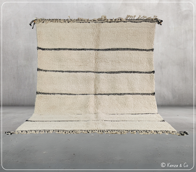 LARGE Beni Ouarain Rug, 290 x 225 cm || 9,51 x 7,38 feet, G-329