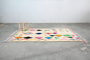 Alfombra Azilal hecha a mano, 250 x 160 cm, AZO-480