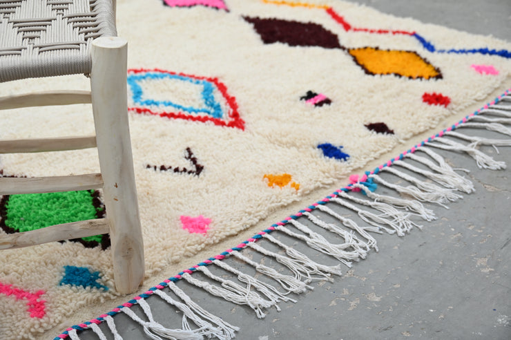 Alfombra Azilal hecha a mano, 250 x 160 cm, AZO-480