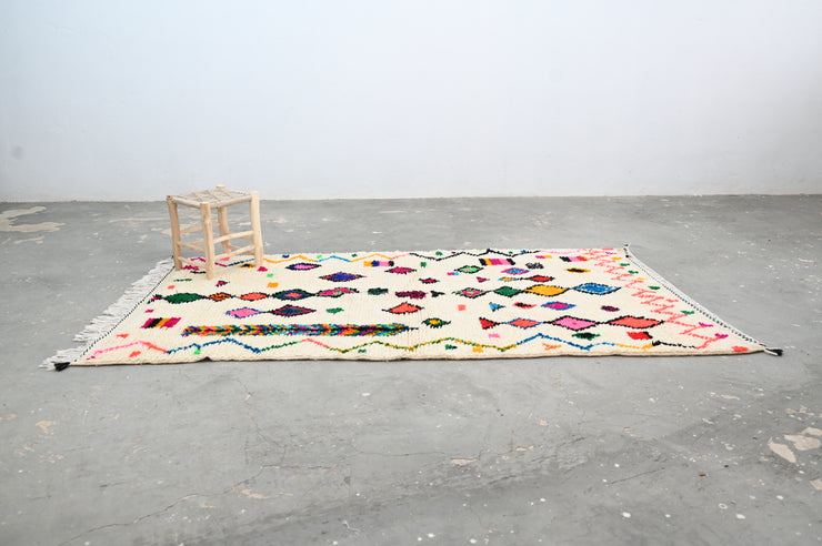 Alfombra Azilal hecha a mano, 240 x 145 cm, AZO-482