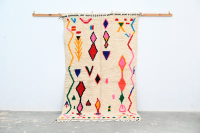 Tapis Azilal fait main, 230 x 130 cm, AZO-484