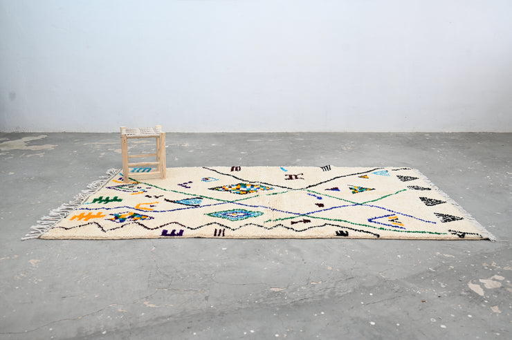 Tapis Azilal fait main, 250 x 141 cm, AZO-485