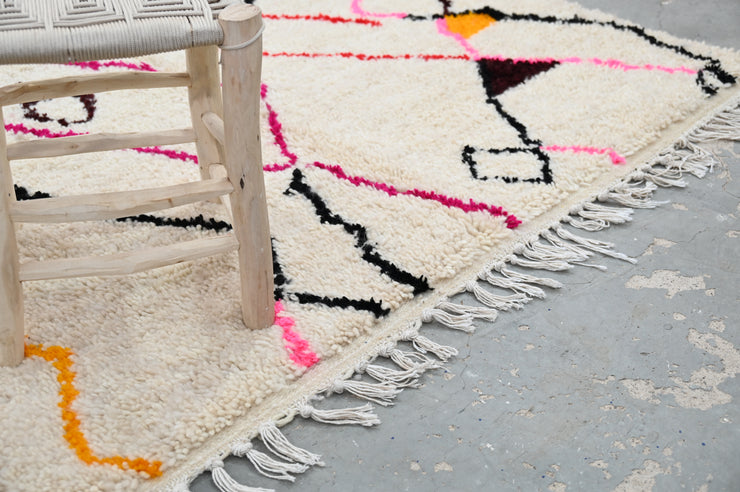Tapis Azilal fait main, 230 x 150 cm, AZO-486