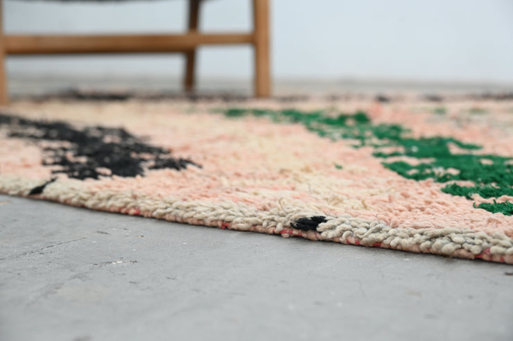 Vintage 1960s Handwoven Boujaad Rug, 335 x 155 cm, V-147