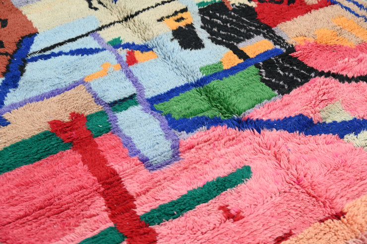 Tapis Azilal fait main, 245 x 145 cm, AZO-490