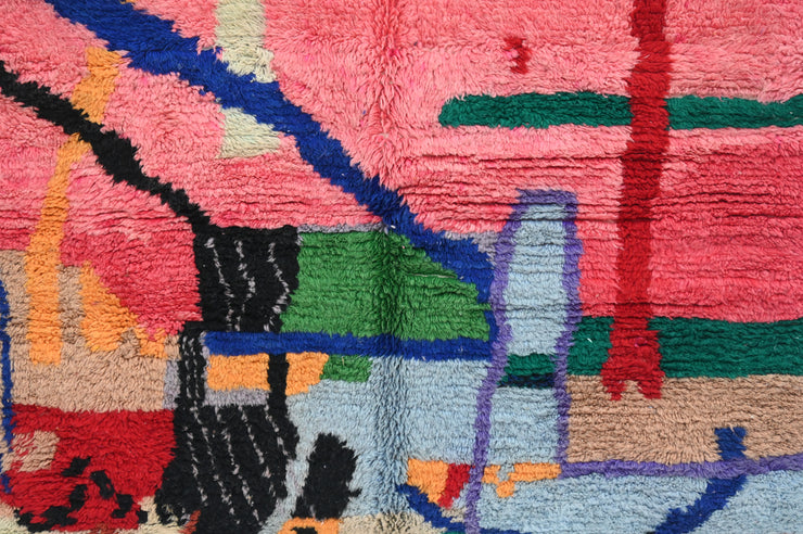 Tapis Azilal fait main, 245 x 145 cm, AZO-490