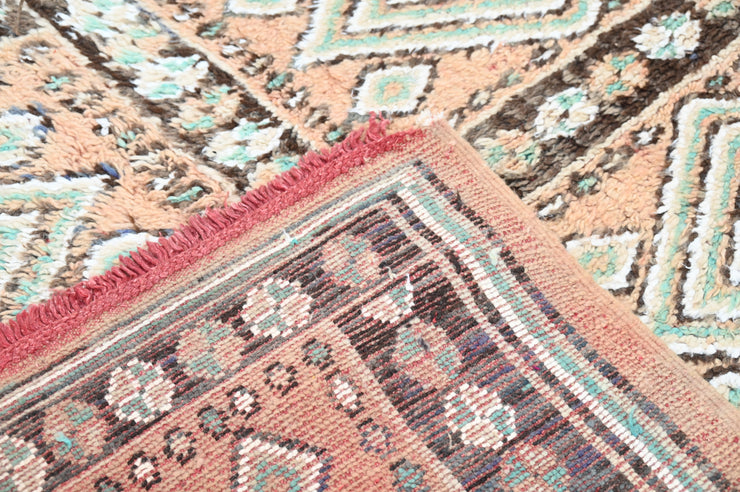 Vintage 1970s Handwoven Boujaad Rug, 340 x 140 cm, V-148