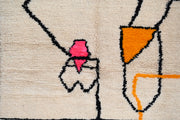 Käsintehty Azilal-matto, 240 x 150 cm, AZO-491