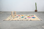 Käsintehty Azilal-matto, 225 x 140 cm, AZO-492