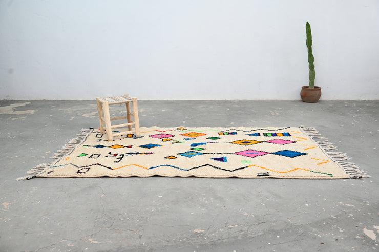 Käsintehty Azilal-matto, 225 x 140 cm, AZO-492