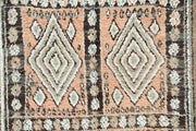 Vintage 1970s Handwoven Boujaad Rug, 340 x 140 cm, V-148
