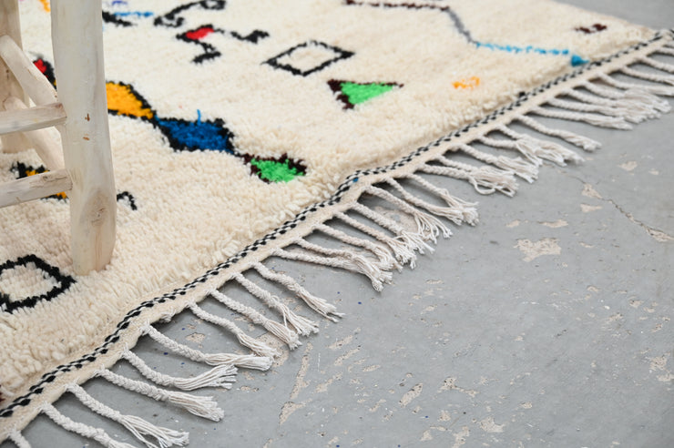 Käsintehty Azilal-matto, 225 x 140 cm, AZO-492