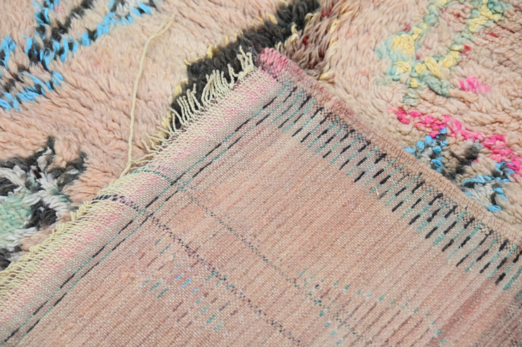 Vintage 1970s Handwoven Boujaad Rug, 350 x 135 cm, V-149
