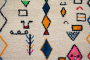 Käsintehty Azilal-matto, 225 x 140 cm, AZO-492