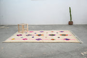 Håndlavet Azilal Tæppe, 250 x 150 cm, AZO-407