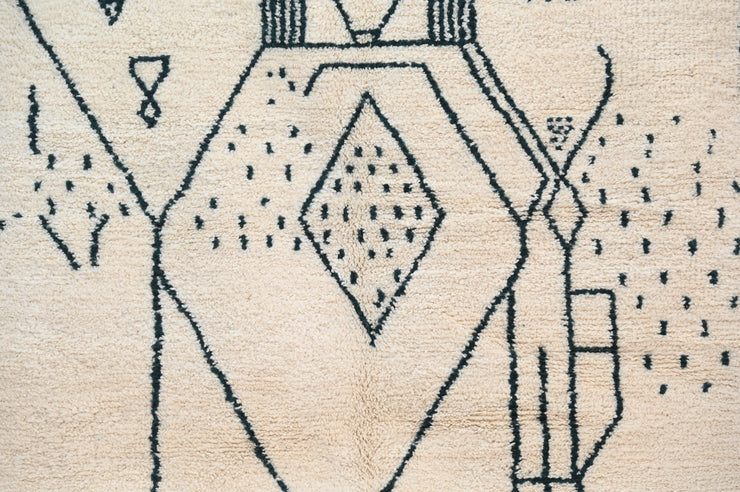 STOR Beni Ouarain Tæppe, 290 x 210 cm, GO-815