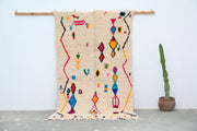 Tapis Azilal fait main, 240 x 135 cm, AZO-494