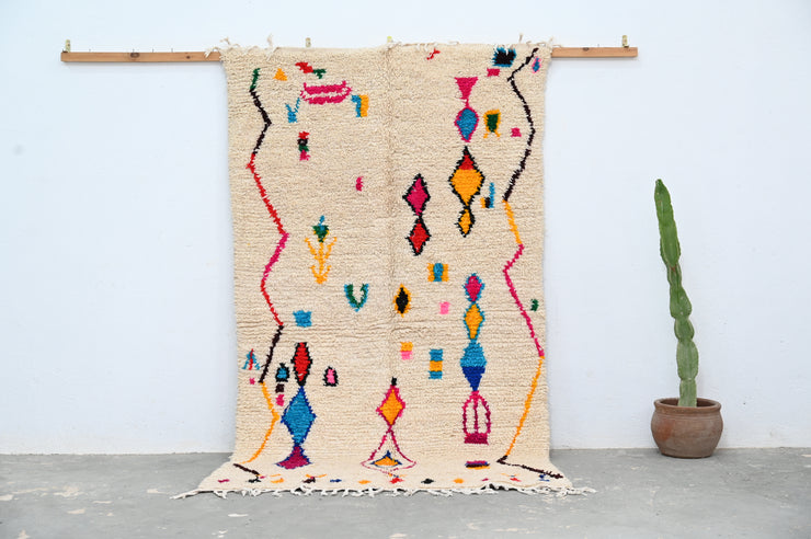Tapis Azilal fait main, 240 x 135 cm, AZO-494