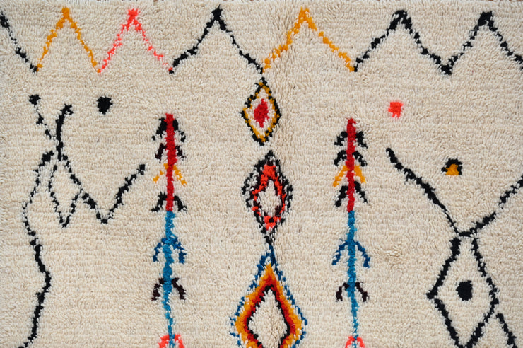 Tapis Azilal fait main, 260 x 145 cm, AZO-496