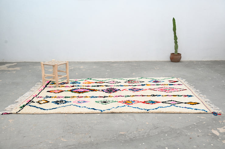 Tapis Azilal fait main, 245 x 150 cm, AZO-497