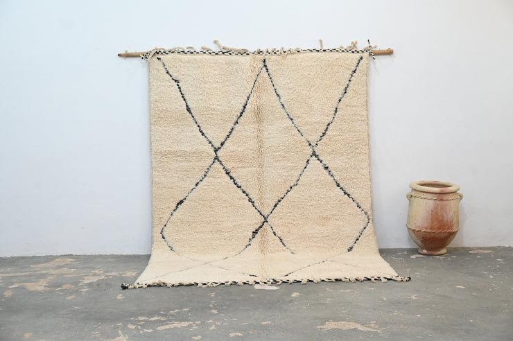 STOR Beni Ouarain Tæppe, 280 x 195 cm, GO-818