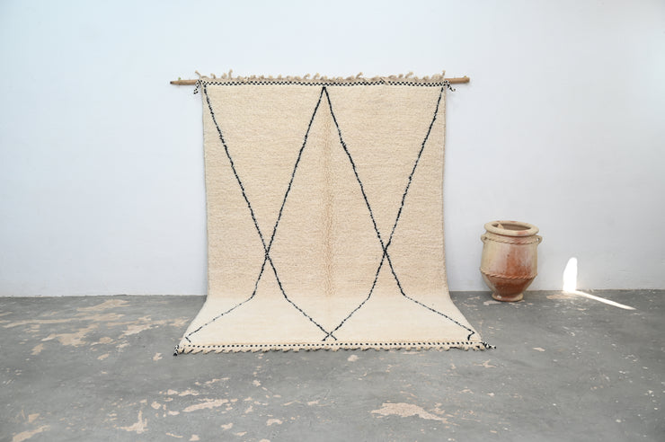 STOR Beni Ouarain Tæppe, 300 x 200 cm, GO-825