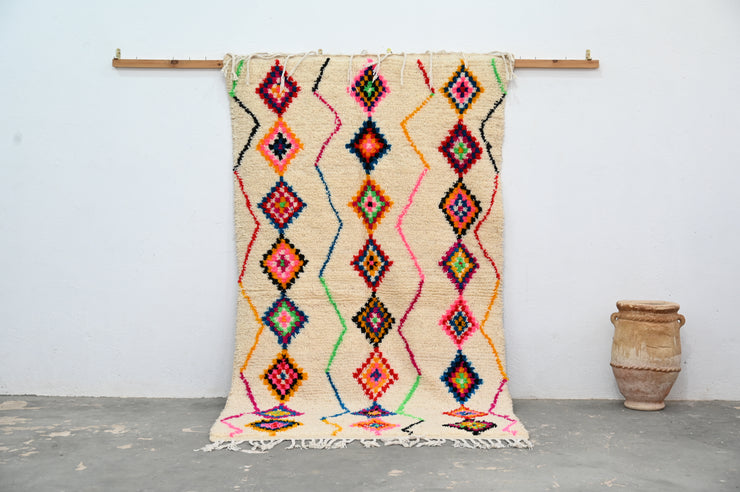 Tapis Azilal fait main, 245 x 145 cm, AZO-509