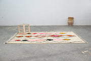 Tapis Azilal fait main, 240 x 150 cm, AZO-513