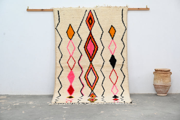 Tapis Azilal fait main, 240 x 150 cm, AZO-513