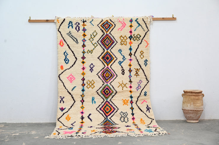Tapis Azilal fait main, 260 x 155 cm, AZO-515