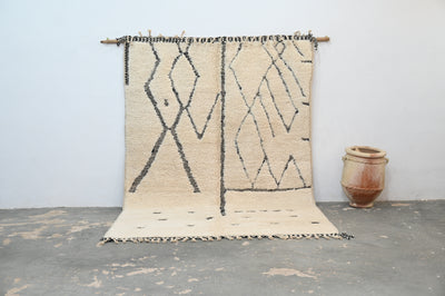 STOR Beni Ouarain Tæppe, 300 x 205 cm, GO-833