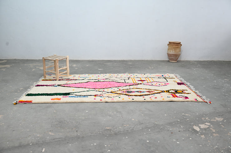 Tapis Azilal fait main, 245 x 145 cm, AZO-517