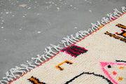 Tapis Azilal fait main, 245 x 145 cm, AZO-517